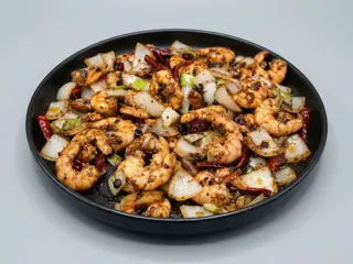 Gambas Con Salsa Tou Si