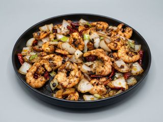 Gambas Con Salsa Tou Si