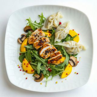 Ensalada De Pollo Con Mango
