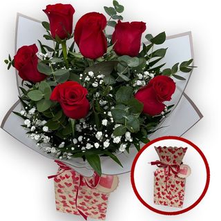 Ramo 6 rosas BACHATA