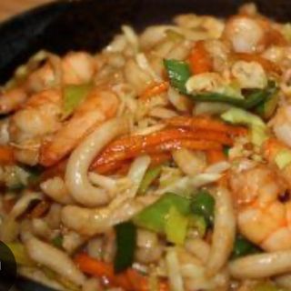 31d. Udón Con Gambas