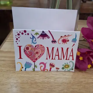 Tarjeta "I Love Mamá"