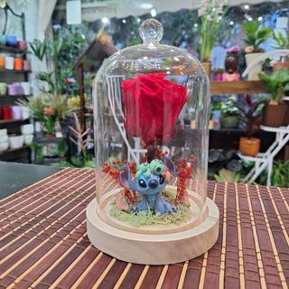 Cúpula Rosa Eterna Roja "Familia"