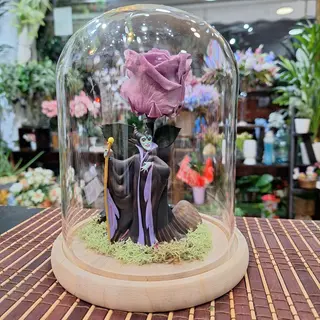 Cúpula Rosa Eterna Malva "Malísima"