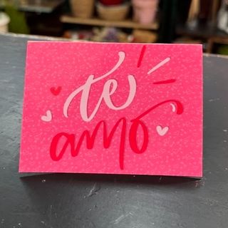 Tarjeta "Te amo"