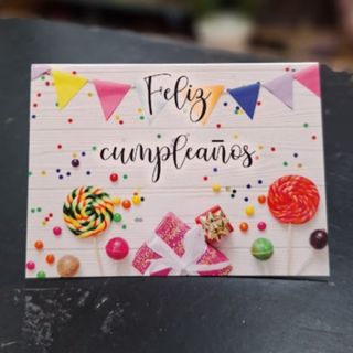 Tarjeta "Feliz cumpleaños"