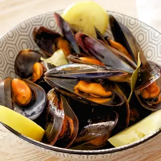Mejillones marinera, vapor o plancha