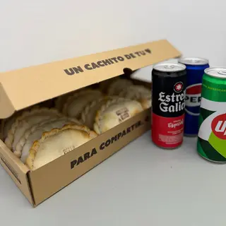 Combo 12 Empanadas + 3 Bebidas