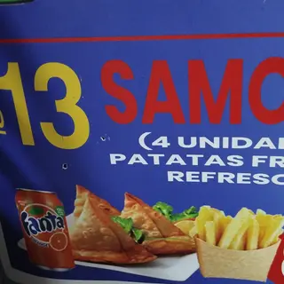 Menu samosa