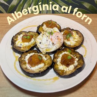 Albergínia al forn