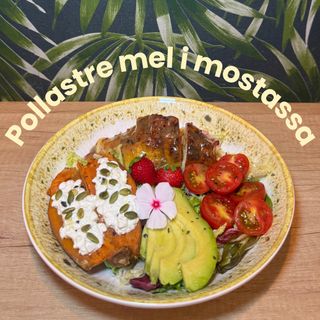 Pollastre mel i mostassa