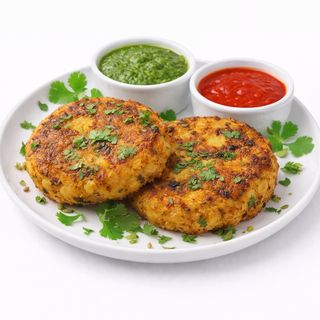 Aloo Tikki (Croquetas de Patata y Paneer)
