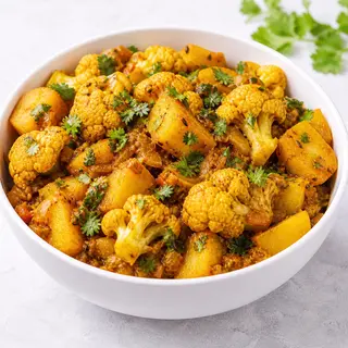 Aloo Gobhi (Patata y Coliflor Especiadas)