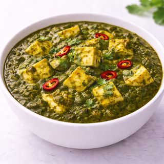Palak Paneer (Queso Indio con Espinacas)