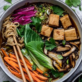 Ramen Vegano Con Tempeh 