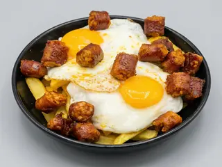 Huevos Estrellados Con Chistorra