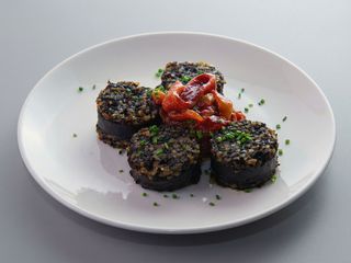 Morcilla de arroz al horno