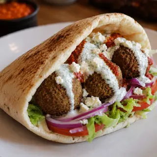 Shawarma de falafel