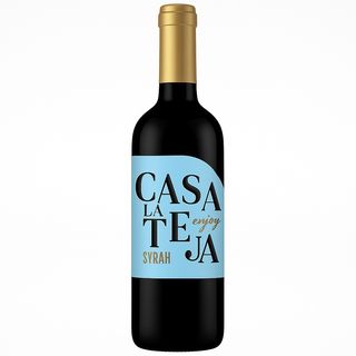 Botella de Vino Tinto .D.O. La Mancha