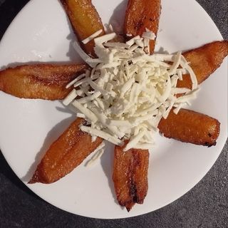 Tajadas con queso