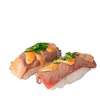Nigiri Flambeado De Atún Y Mayonesa (2 Pzs.)