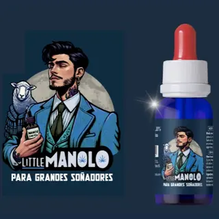 Aceite 20% CBD Aislado + melatonina - Little Manolo