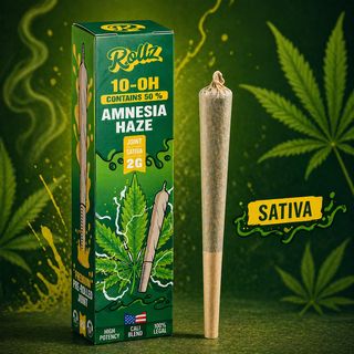 Pre-Roll 10-OH 2g - Amnesia Haze Sativa