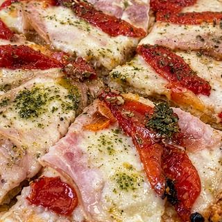 Jamón y morrón