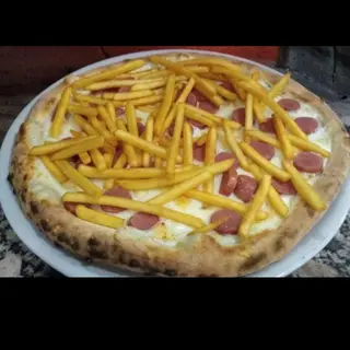 Pizza New York (Mediana) jamón Bacon patatas