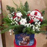 caja navidad natural grande