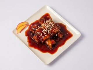 Cerdo Asado Con Salsa Agridulce