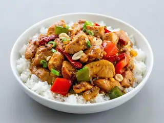 76. Chicken with Kung Po sauce