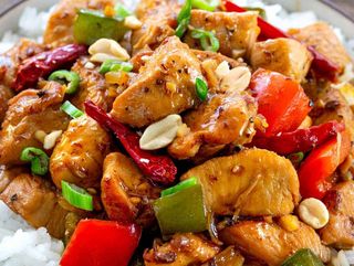 76. Chicken with Kung Po sauce