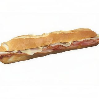 Bocadillo De Bacon Con Queso
