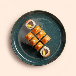 123. Uramaki California spicy atún (8 uds.)