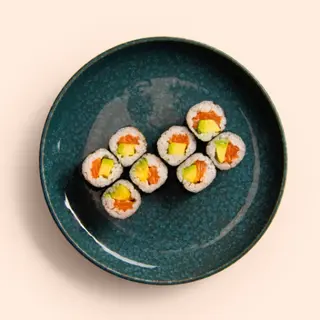 86. Hosomaki Salmón y Aguacate (8 pzs.)
