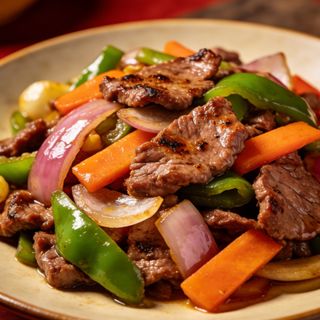 55. Ternera Con Verdura