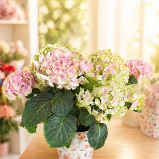 Planta de hortensia