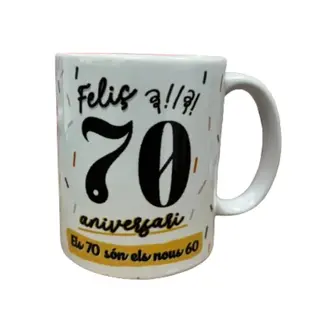 Taza Feliç 70 Aniversari