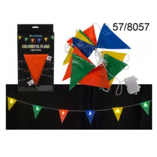 Guirnalda LED Banderolas Coloridas