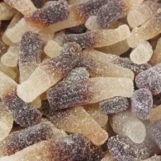 Coca-colas marrones