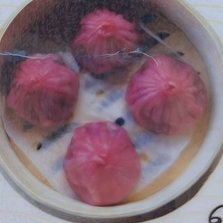 Xiaolongbao Cerdo ibérico con gambas