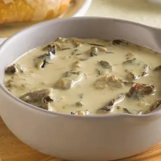Salsa champiñones