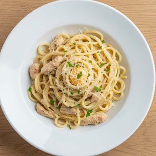 Carbonara con Pollo