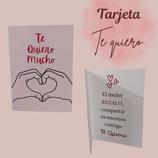 Tarjeta “Te quiero”