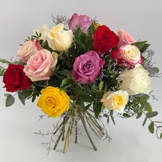 Rosas multicolor