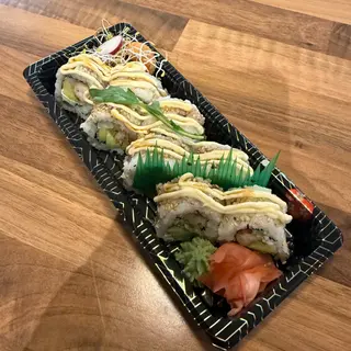 Ebi Tempura Avocado Uramaki (8 Uds.)