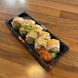 Pescado Rebozado Uramaki (8 Uds.)