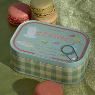 Vela Macaron en lata