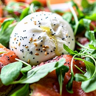 Ensalada de Salmon y Burrata